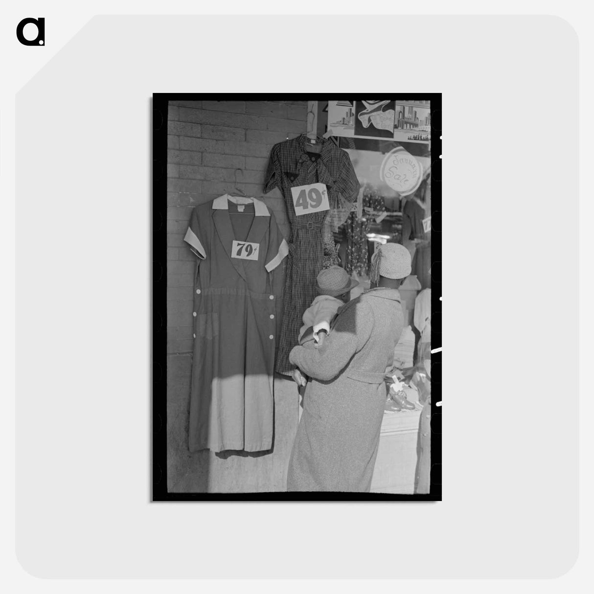 アートポストカード-Dresses in Laurel
- ラッセル リー Postcard.