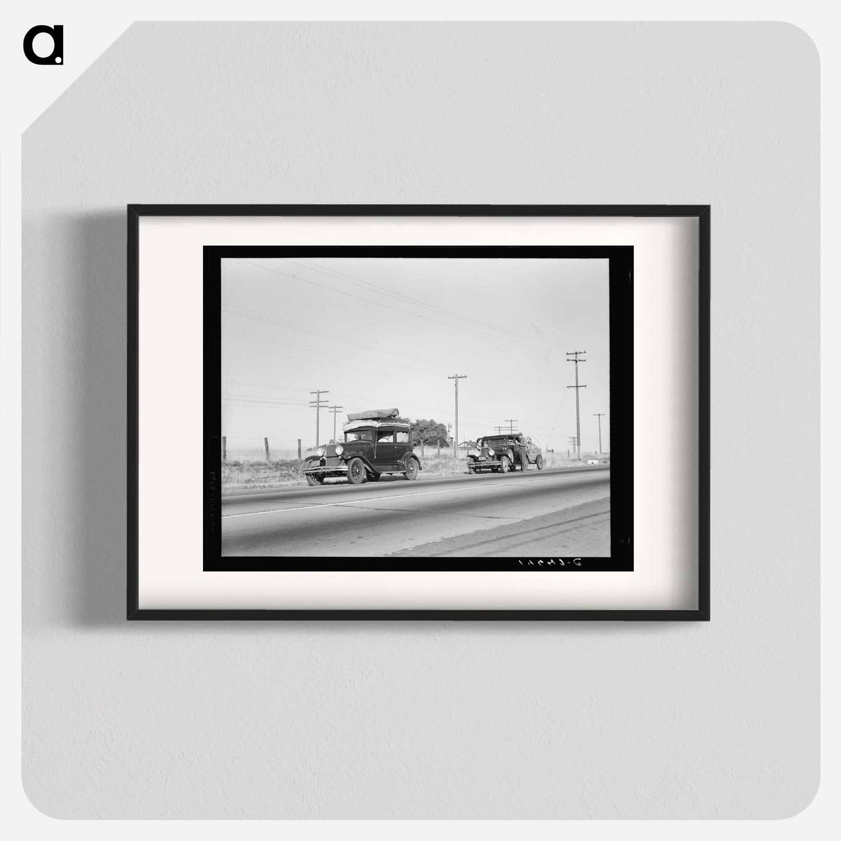 アートポスター-Between Tulare and Fresno - ドロテア ラング Poster.