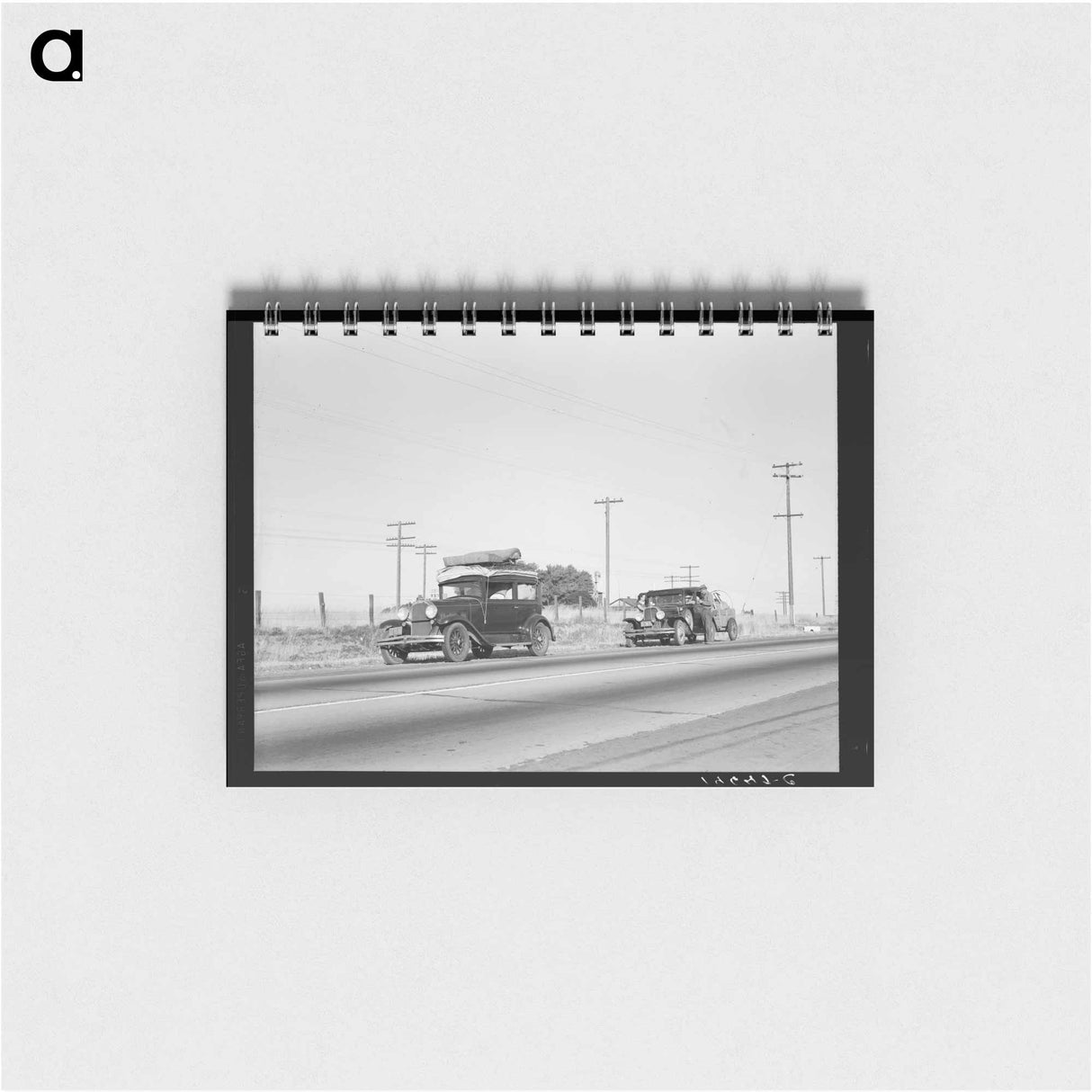 アートメモ帳-Between Tulare and Fresno - ドロテア ラング Memo.