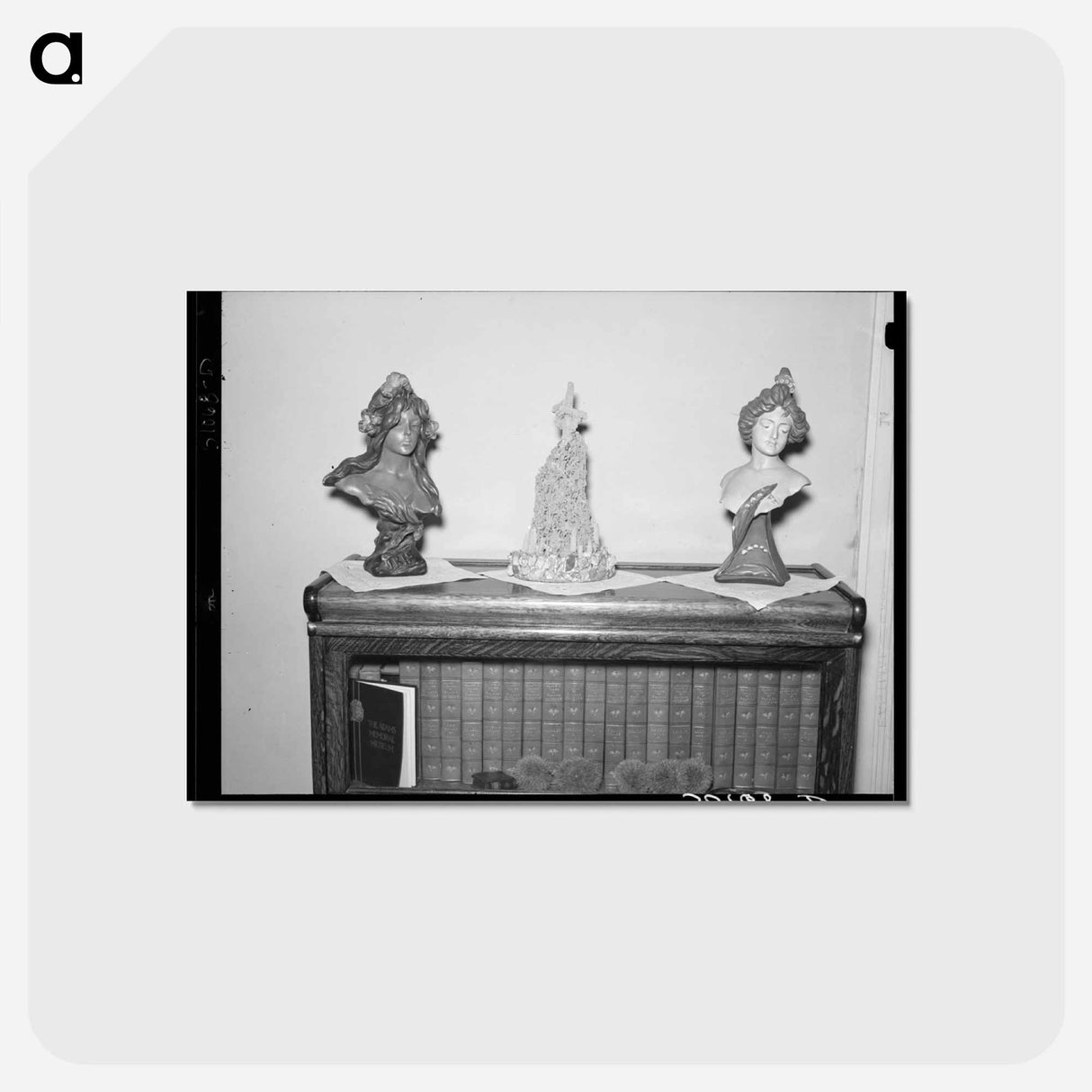 アートポストカード-Jim Hardin's Bookcase
- ラッセル リー Postcard.