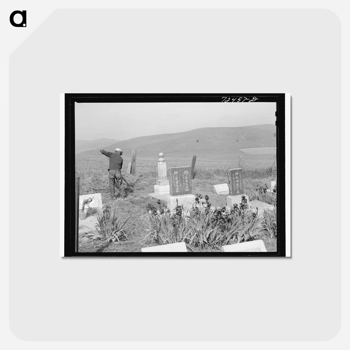 アートポストカード-Cleaning the Cemetery
- ラッセル リー Postcard.