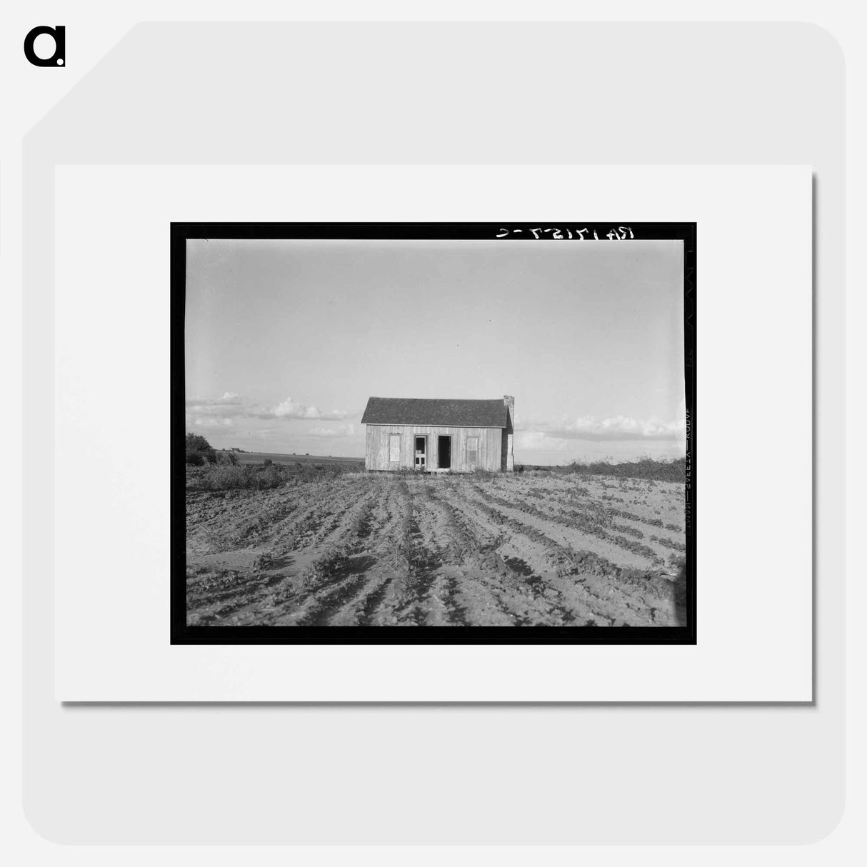 アートポスター-Abandoned tenant house. Childress County, Texas - ドロテア ラング Poster.