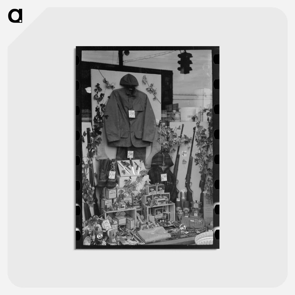 アートポストカード-Fall Window Display
- ラッセル リー Postcard.