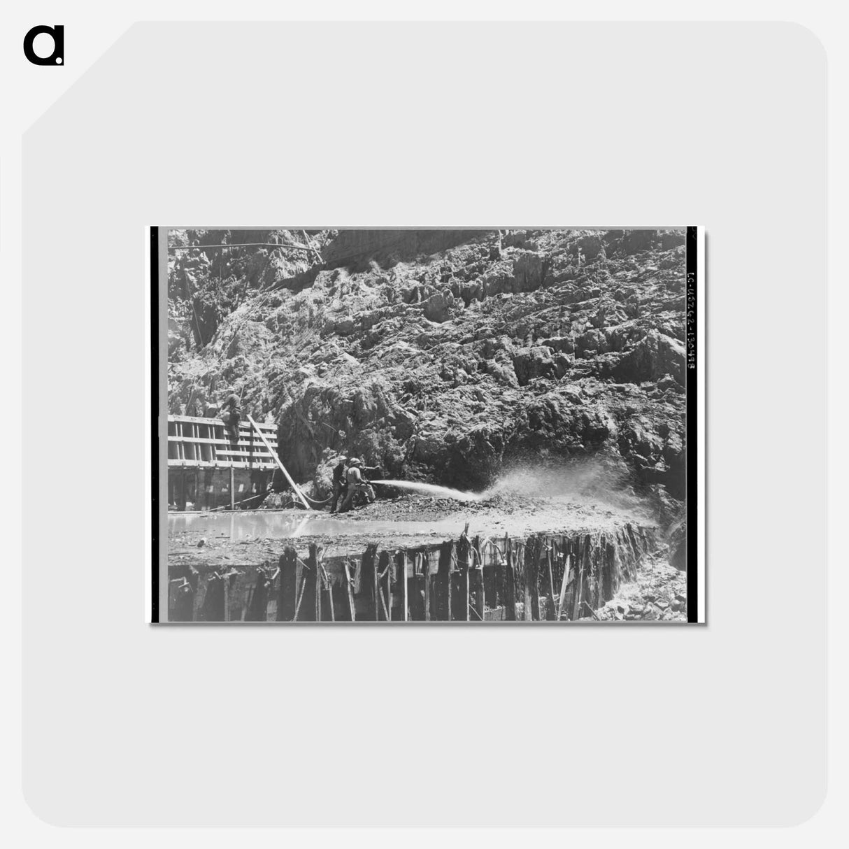 アートポストカード-Shasta Dam Construction
- ラッセル リー Postcard.