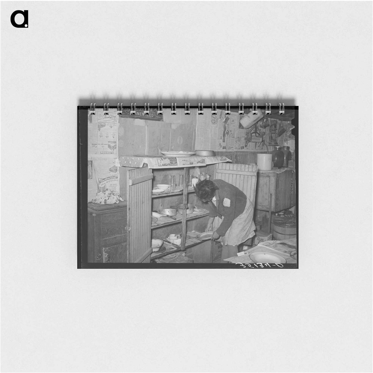 アートメモ帳-Tenant Farmer's Cupboard
- ラッセル リー Memo.
