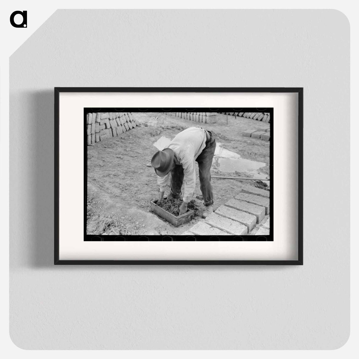 アートポスター-Adobe Bricks, Chamisal
- ラッセル リー Poster.