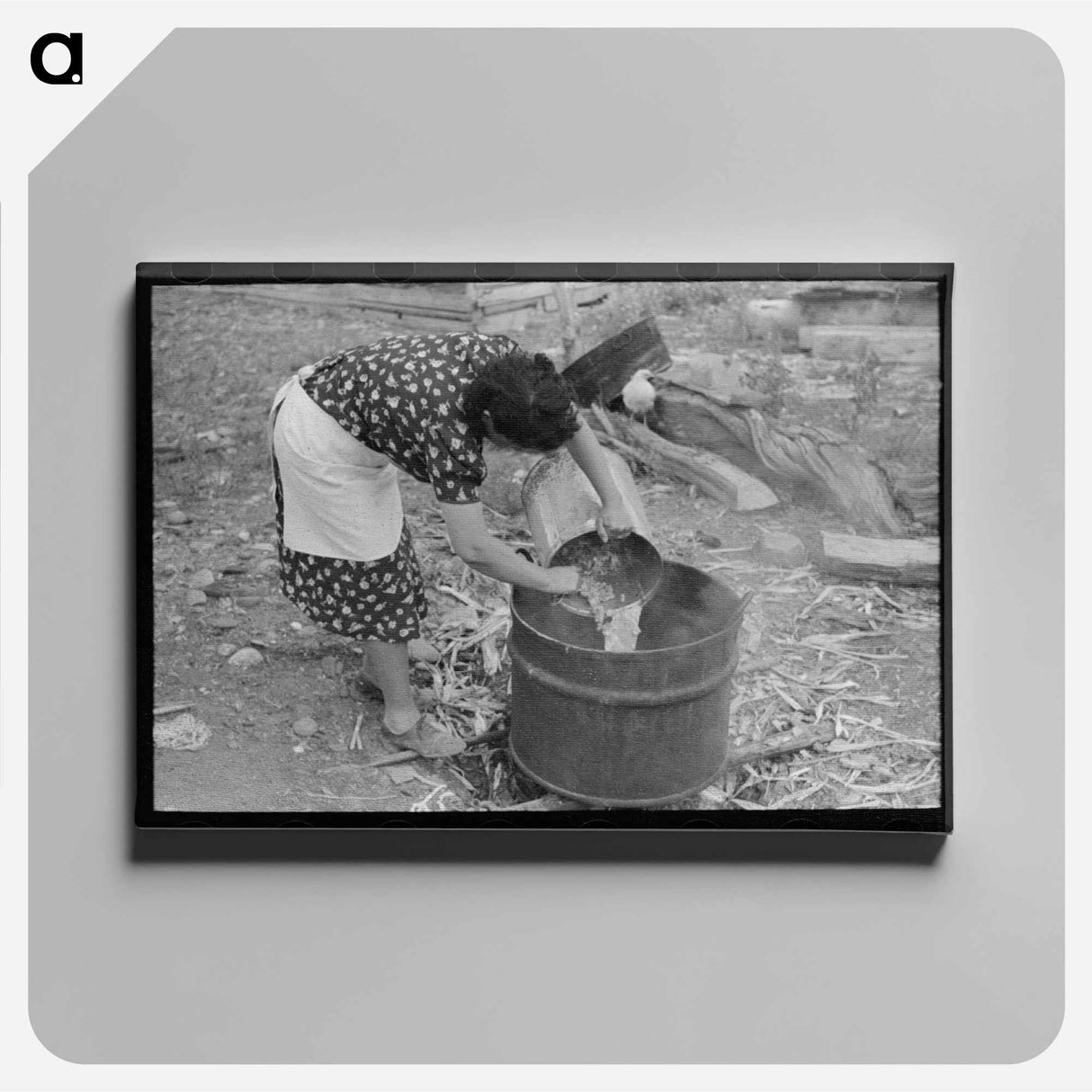 アートパネル-Soapmaking in Taos County
- ラッセル リー Canvas.