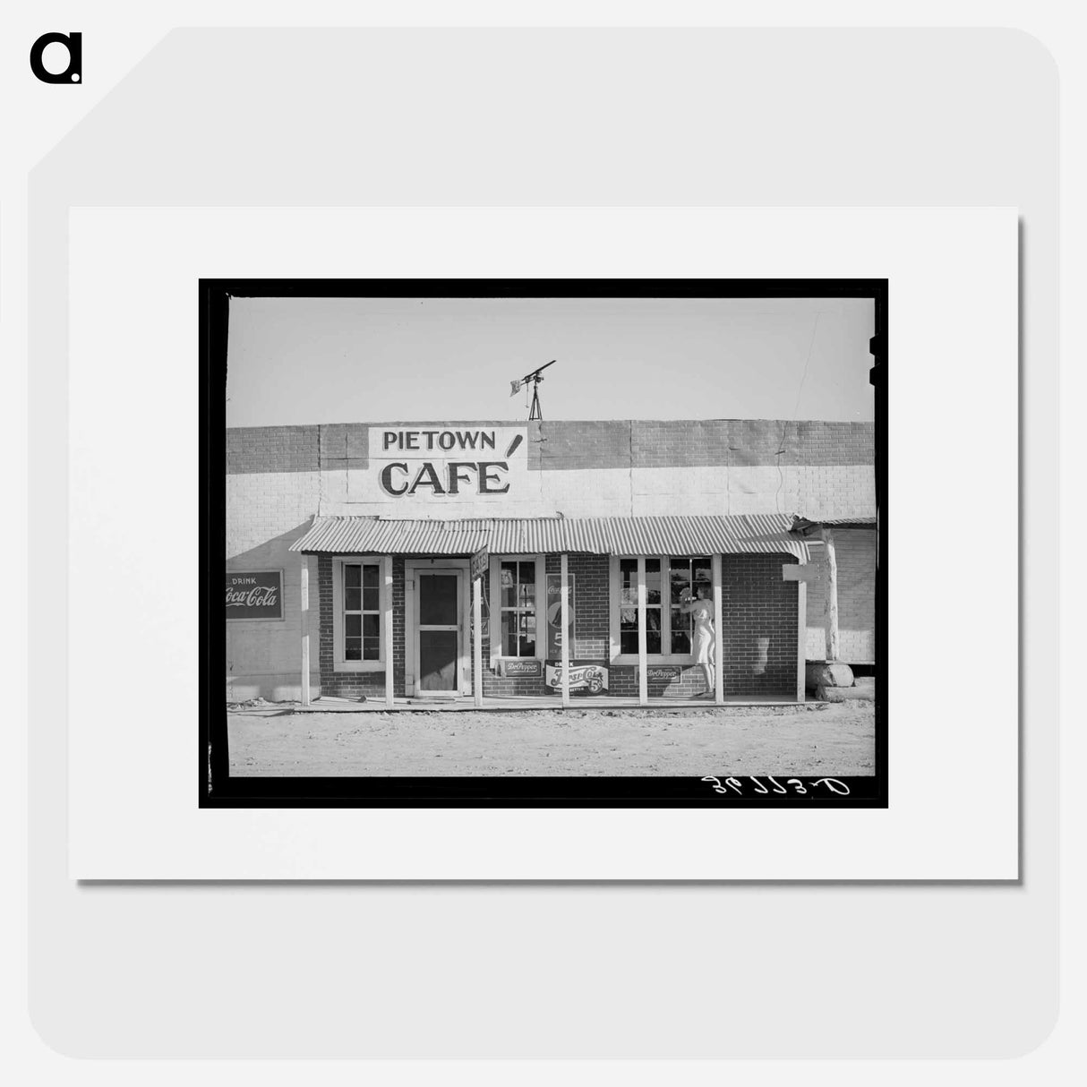 アートポスター-Cafe, Pie Town
- ラッセル リー Poster.