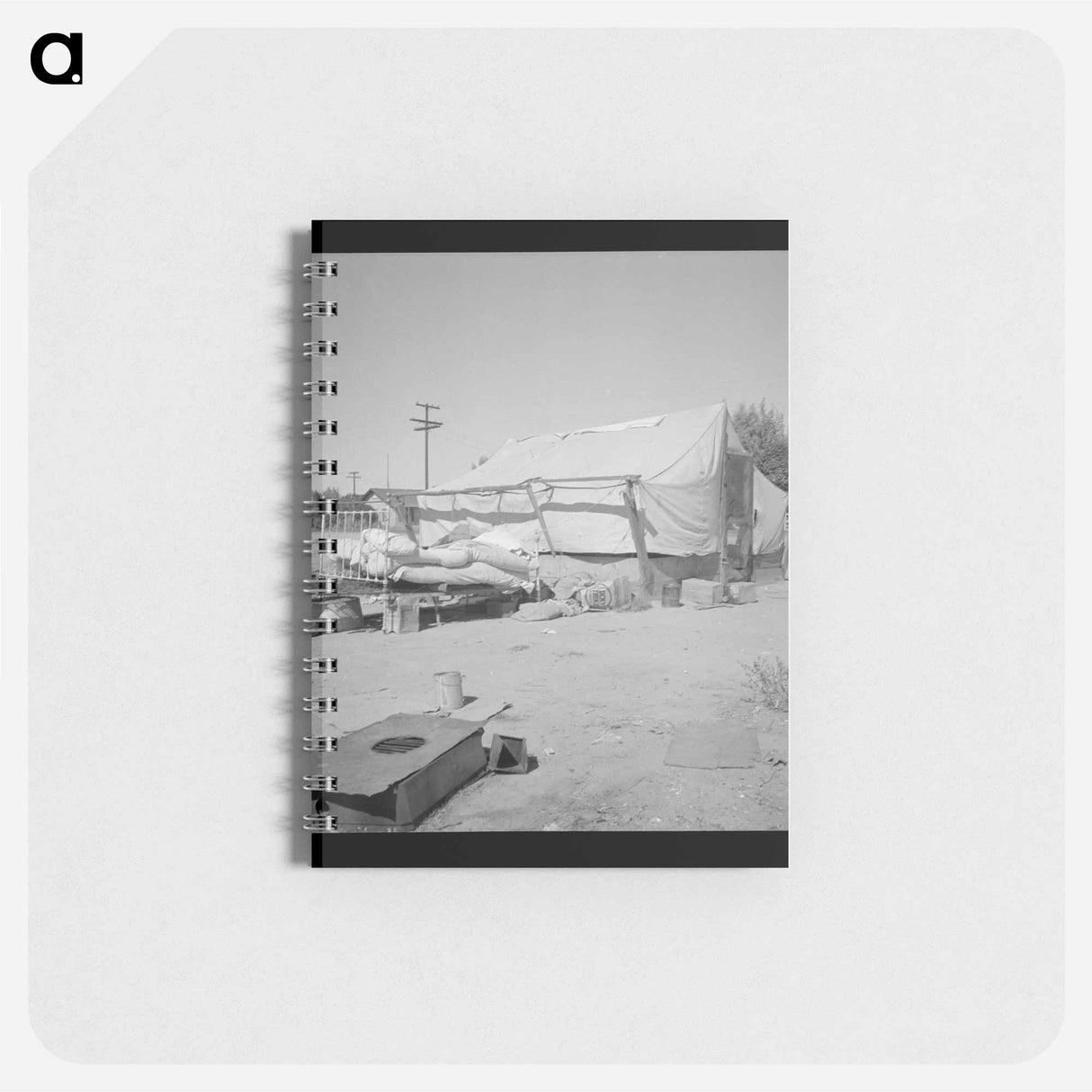 アートメモ帳-California home of Oklahoma drought refugee - ドロテア ラング Memo.