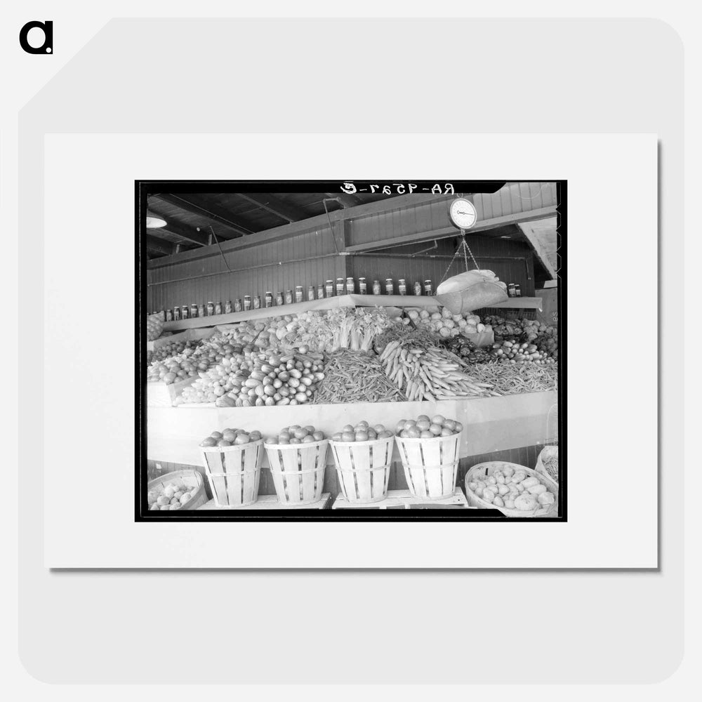 Untitled photo, possibly related to: Center Market. Washington, DC - Dorothea Lange Poster.