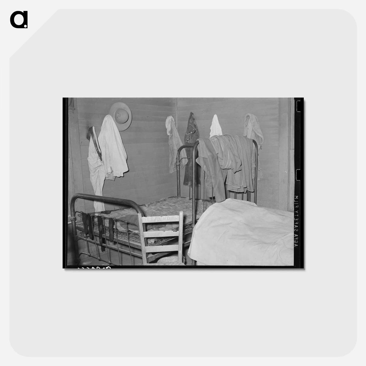 アートポストカード-Bunkhouse Interior
- ラッセル リー Postcard.