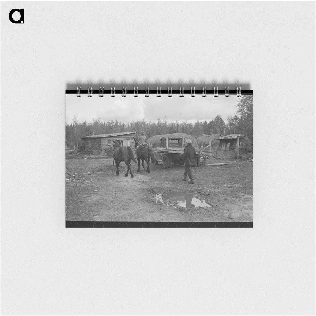 アートメモ帳-Taking the Team to the Barn
- ラッセル リー Memo.