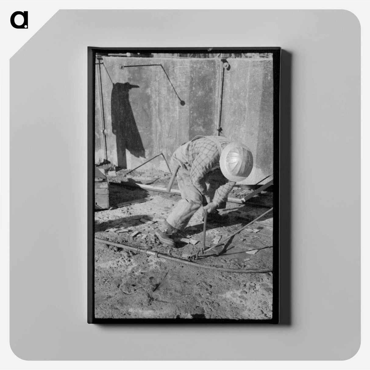 アートパネル-Workman at Shasta Dam
- ラッセル リー Canvas.