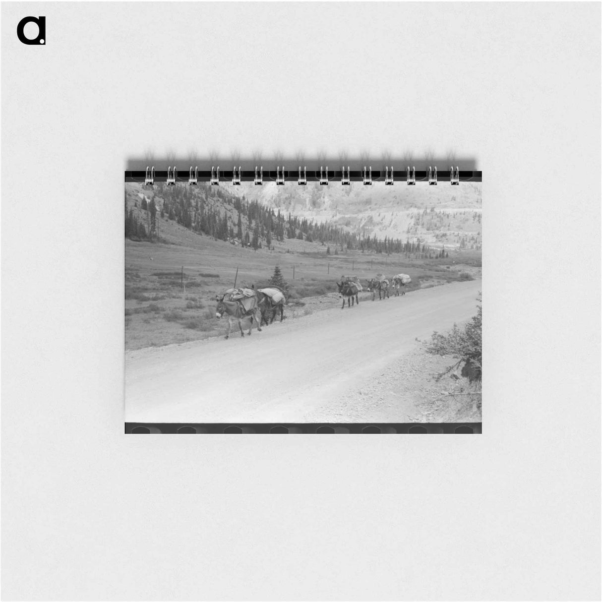 アートメモ帳-Pack Train of Sheepherder, Durango
- ラッセル リー Memo.