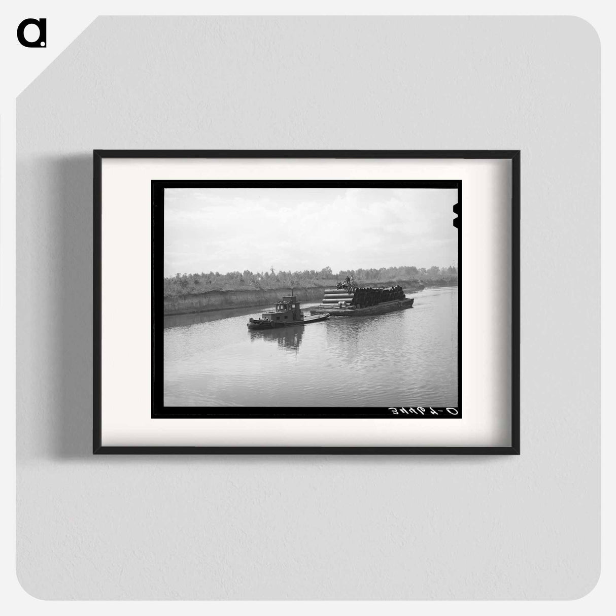 アートポスター-Barge Loaded with Pipe, Port of Houston
- ラッセル リー Poster.