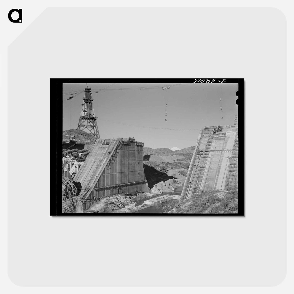 アートポストカード-Shasta Dam Construction
- ラッセル リー Postcard.