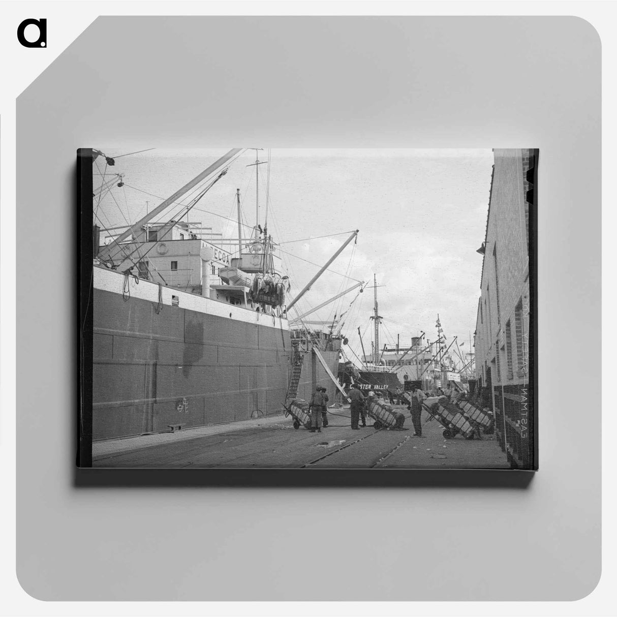 アートパネル-Cotton Export, Port of Houston
- ラッセル リー Canvas.