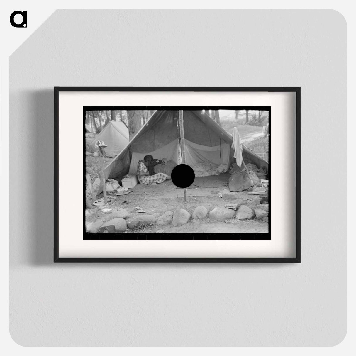 アートポスター-Blueberry Pickers' Tent Interior
- ラッセル リー Poster.