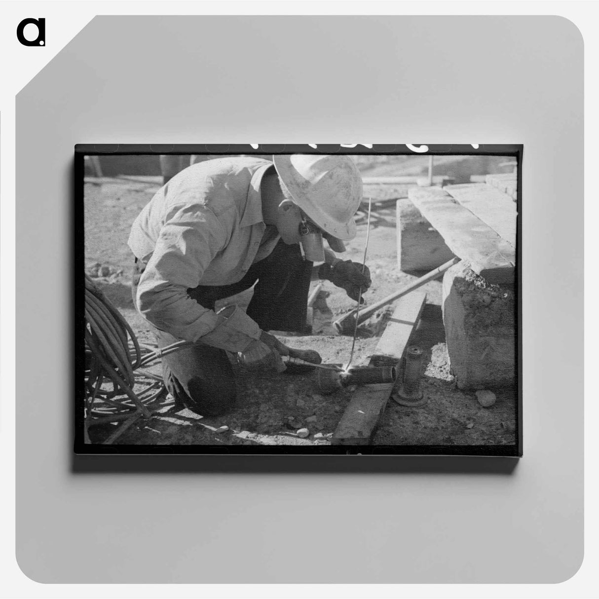アートパネル-Welder at Shasta Dam
- ラッセル リー Canvas.