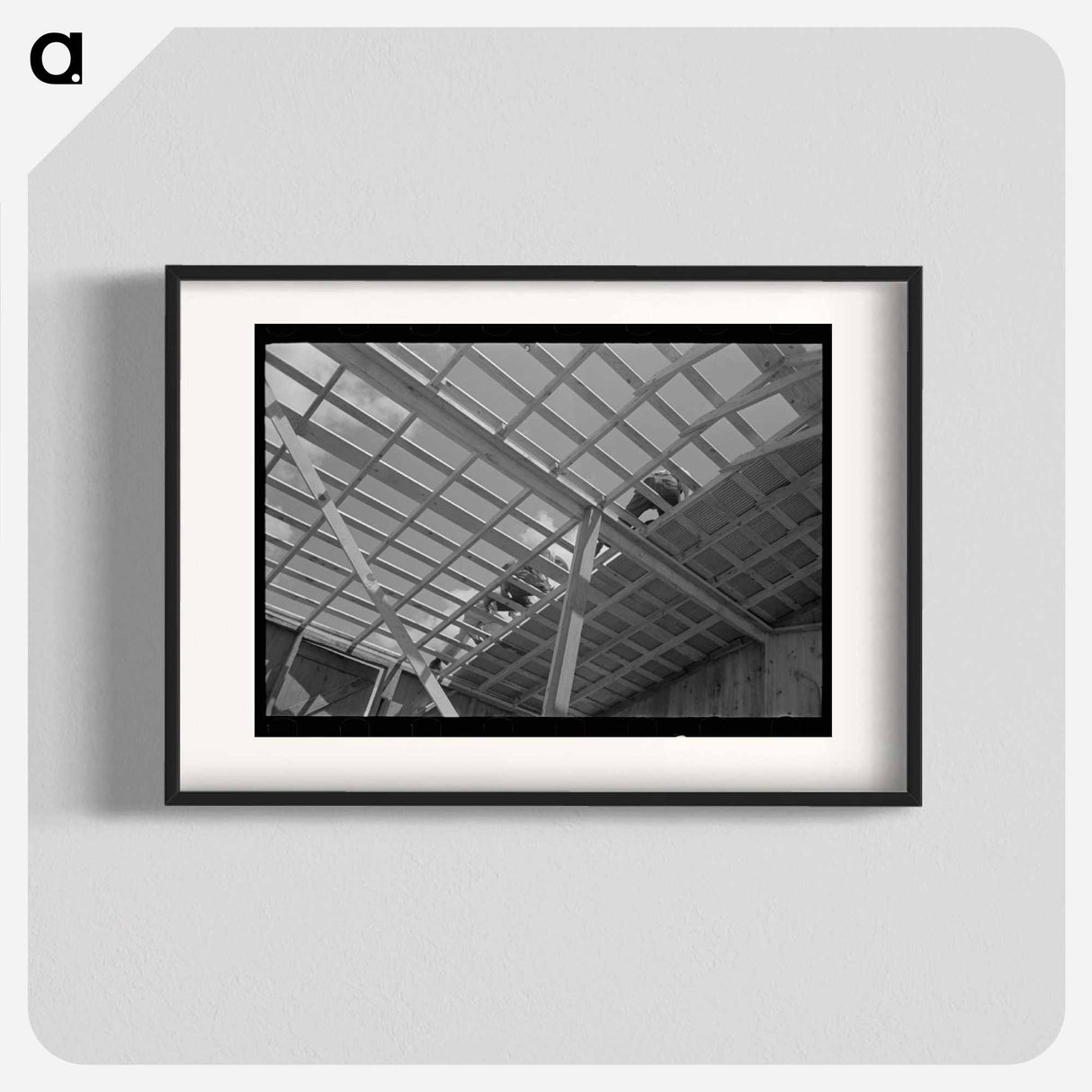 アートポスター-Barn Erection Roofing
- ラッセル リー Poster.