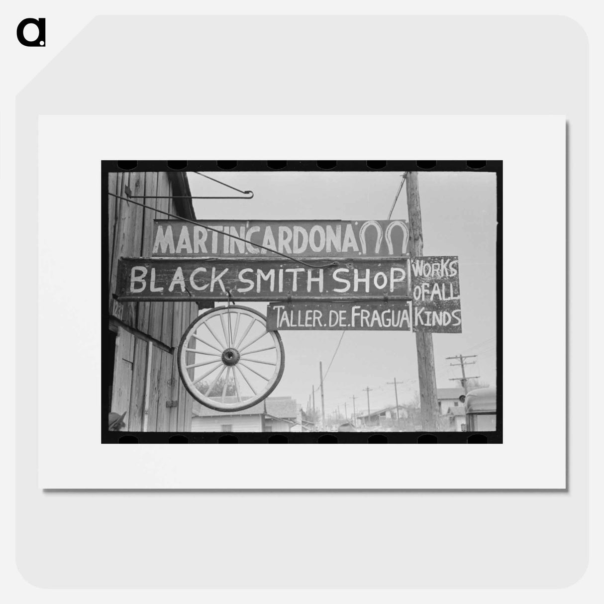 アートポスター-Blacksmith Shop, San Antonio
- ラッセル リー Poster.
