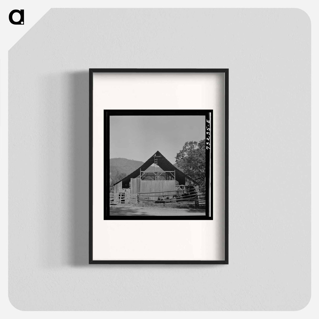 アートポスター-Barn in Jackson County
- ラッセル リー Poster.
