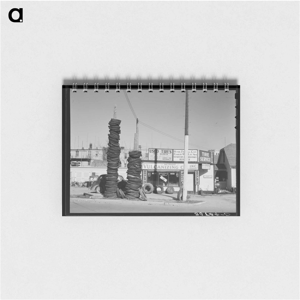 アートメモ帳-Used Tires, Minot
- ラッセル リー Memo.