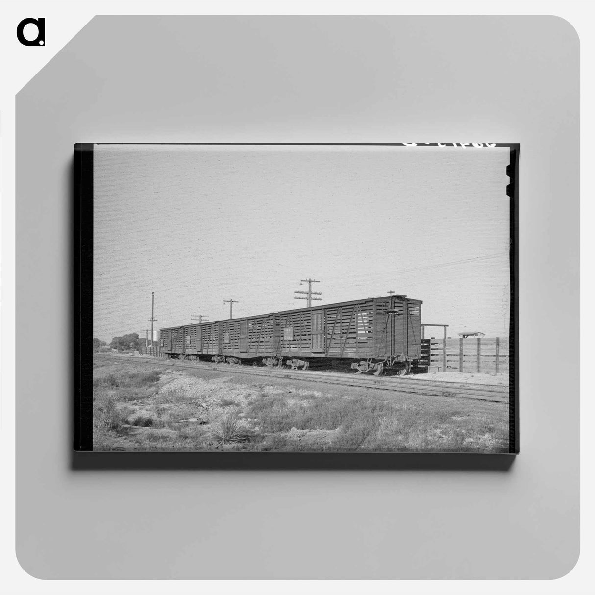 アートパネル-Willcox Cattle Cars
- ラッセル リー Canvas.