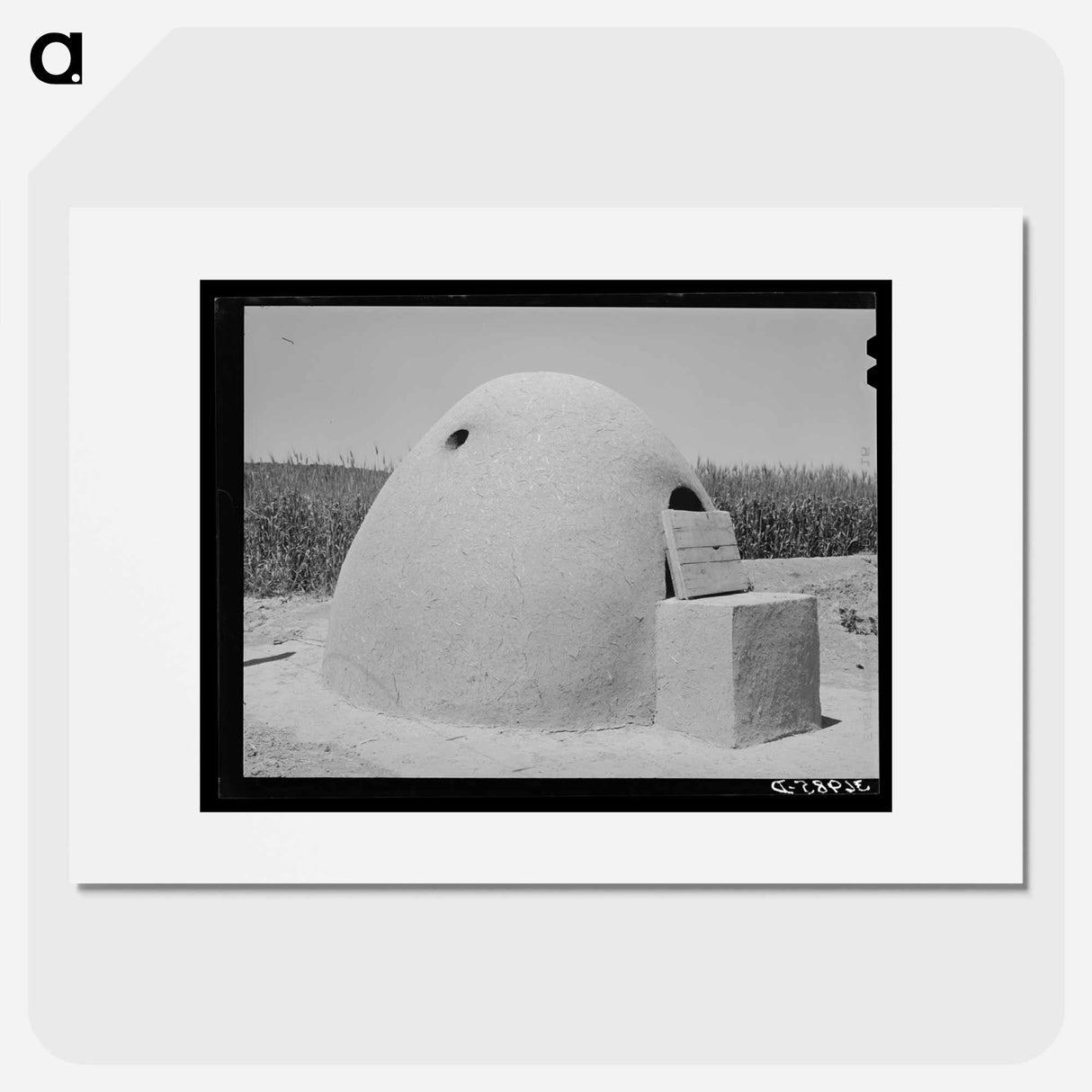 アートポスター-Adobe Oven, Chamisal
- ラッセル リー Poster.