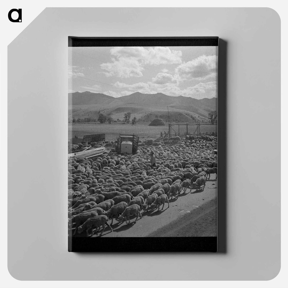 アートパネル-Sheep in Grant County
- ラッセル リー Canvas.
