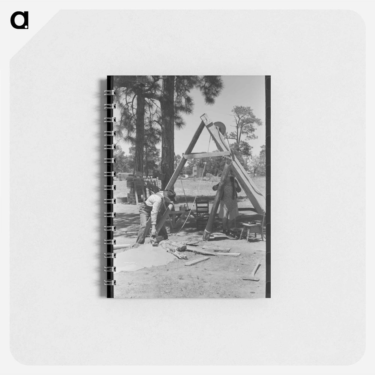 アートメモ帳-Pie Town Well
- ラッセル リー Memo.