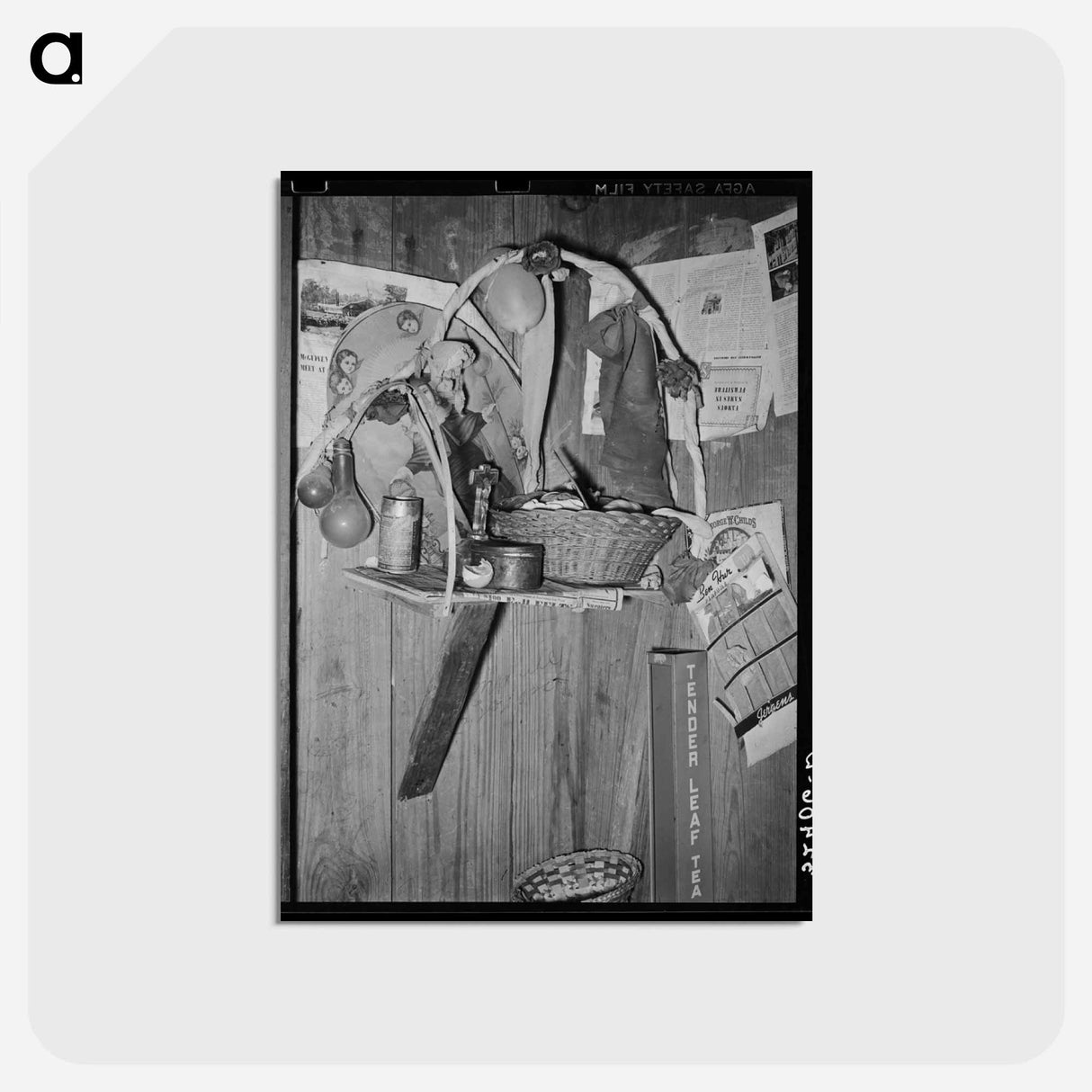 アートポストカード-Mexican Home Interior
- ラッセル リー Postcard.