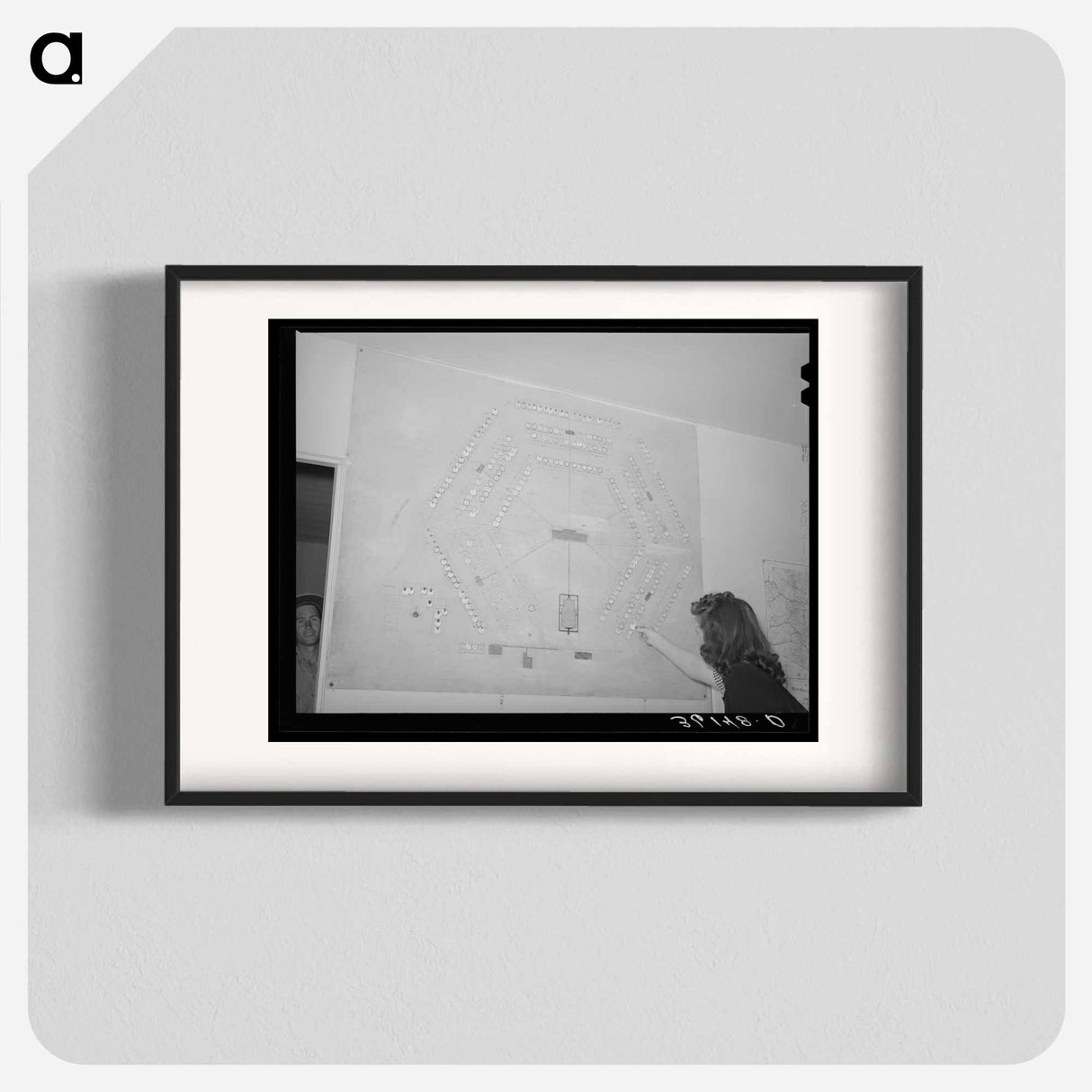 アートポスター-Agua Fria Shelter Occupancy
- ラッセル リー Poster.