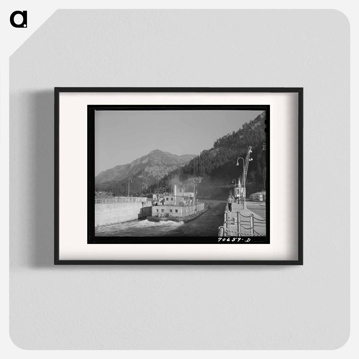 アートポスター-Bonneville Dam Navigation Locks
- ラッセル リー Poster.