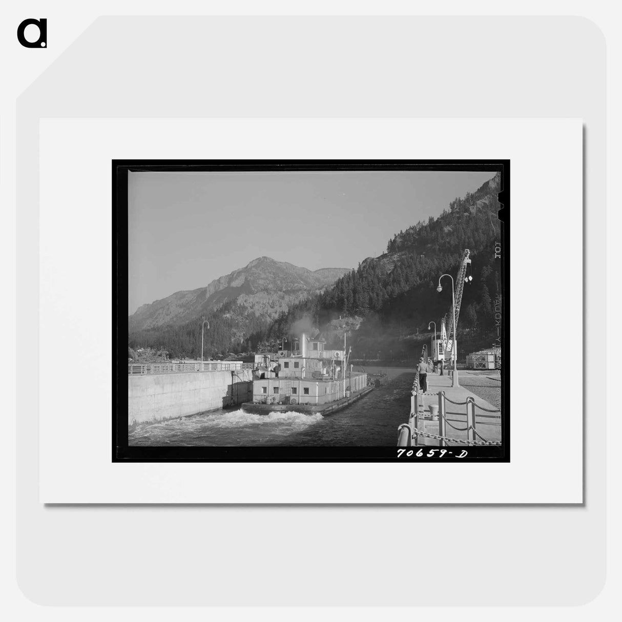 アートポスター-Bonneville Dam Navigation Locks
- ラッセル リー Poster.