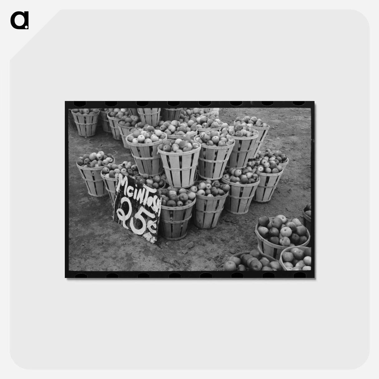 アートポストカード-McIntosh Apples at Roadside Stand
- ラッセル リー Postcard.