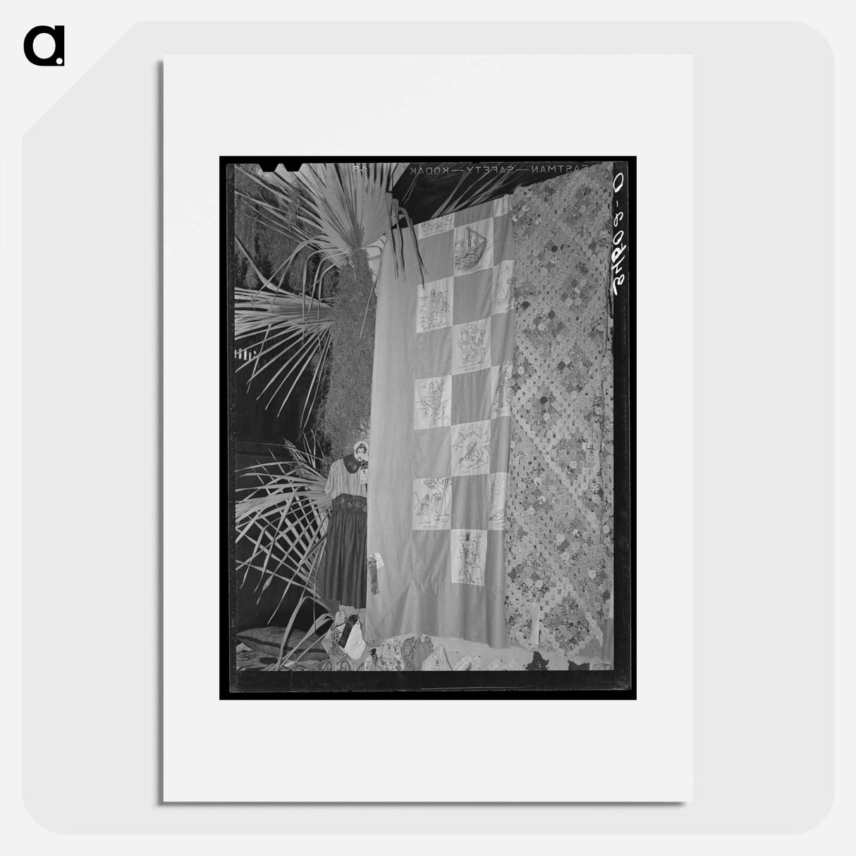 アートポスター-Bible Quilt at Gonzales County Fair
- ラッセル リー Poster.