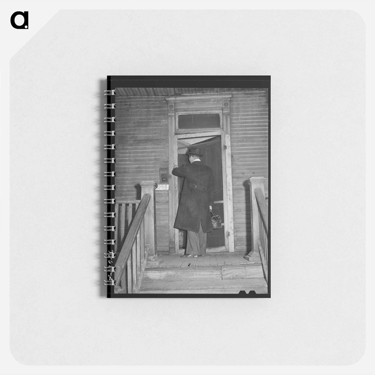 アートメモ帳-Doctor Entering Home
- ラッセル リー Memo.