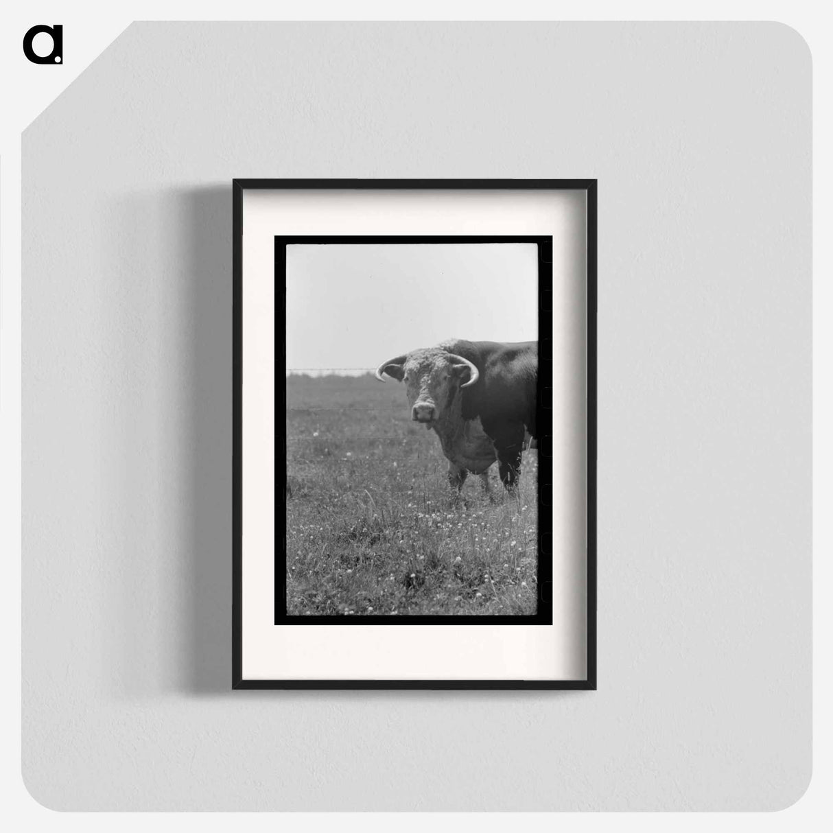 アートポスター-Bull's Head, Cruzen Ranch
- ラッセル リー Poster.