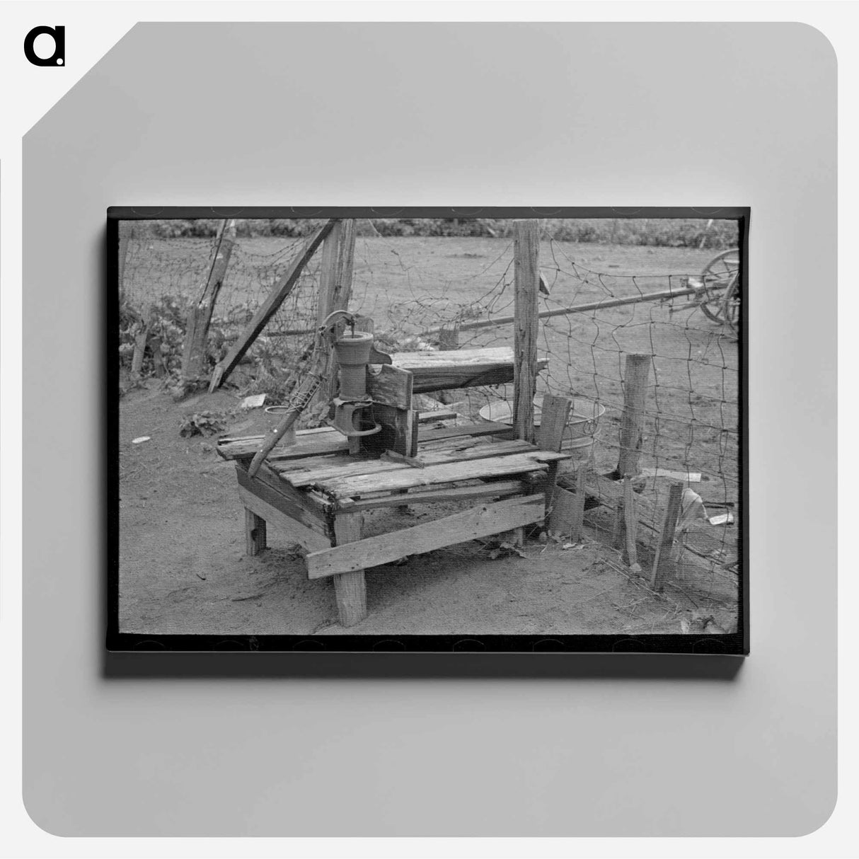 アートパネル-Sharecropper's Water Supply
- ラッセル リー Canvas.