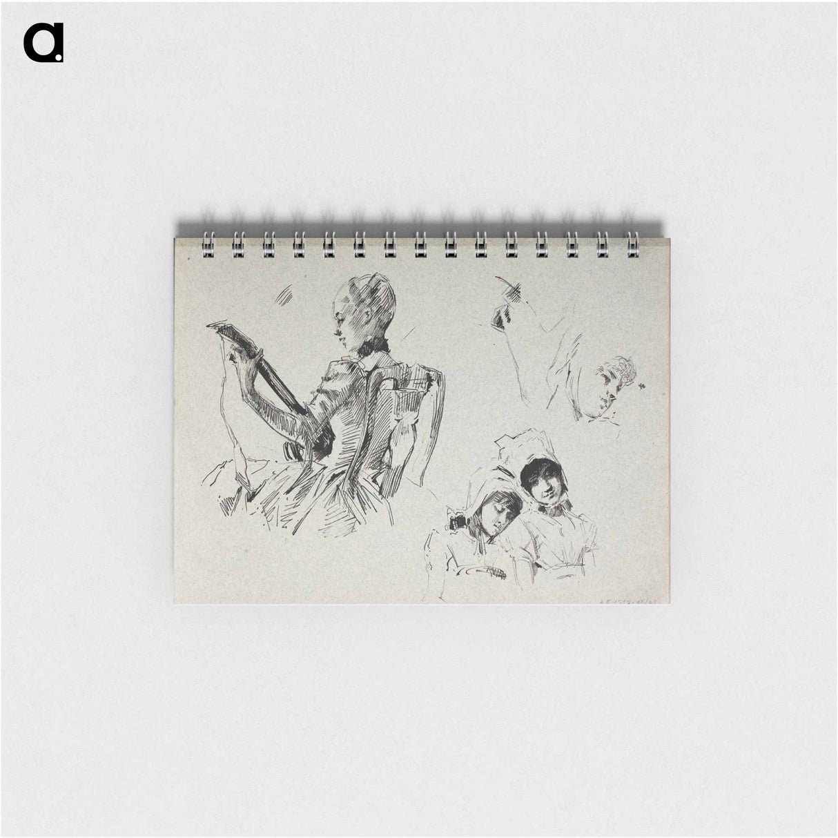 Dalinin kevätlaulu, luonnos - アルバート エーデルフェルト Memo.