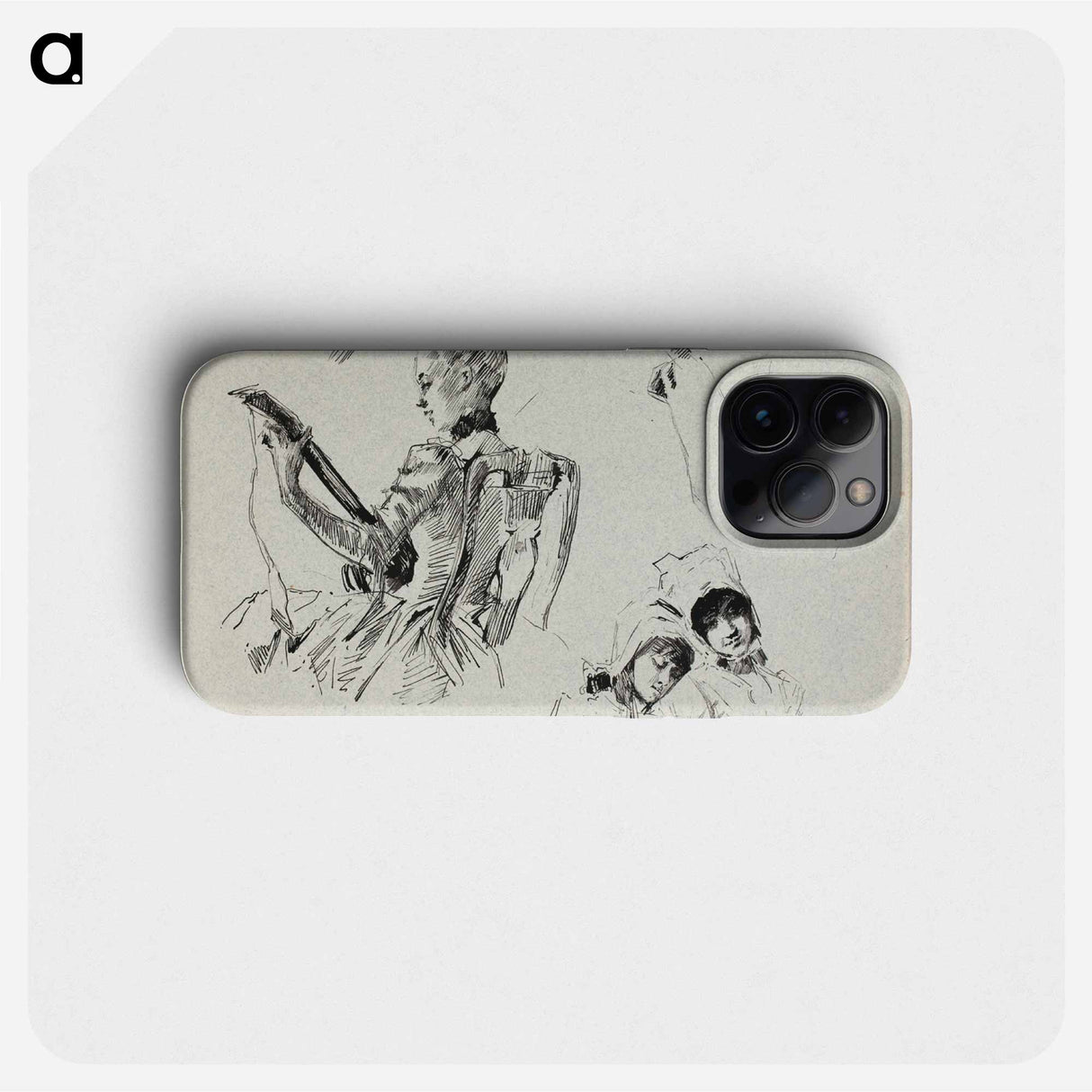 Dalinin kevätlaulu, luonnos - アルバート エーデルフェルト Phone Case.