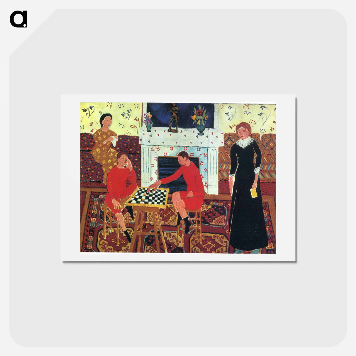 アートポストカード-The Family of the Artist - アンリ マティス Postcard.