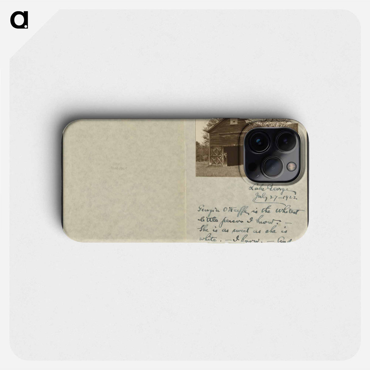 Barn and Apple Blossoms - アルフレッド スティーグリッツ Phone Case.