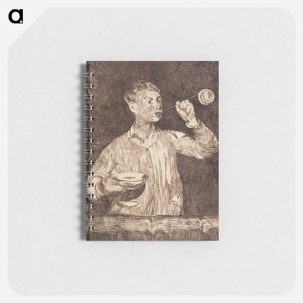 Boy blowing soap bubbles - エドゥアール マネ Memo.