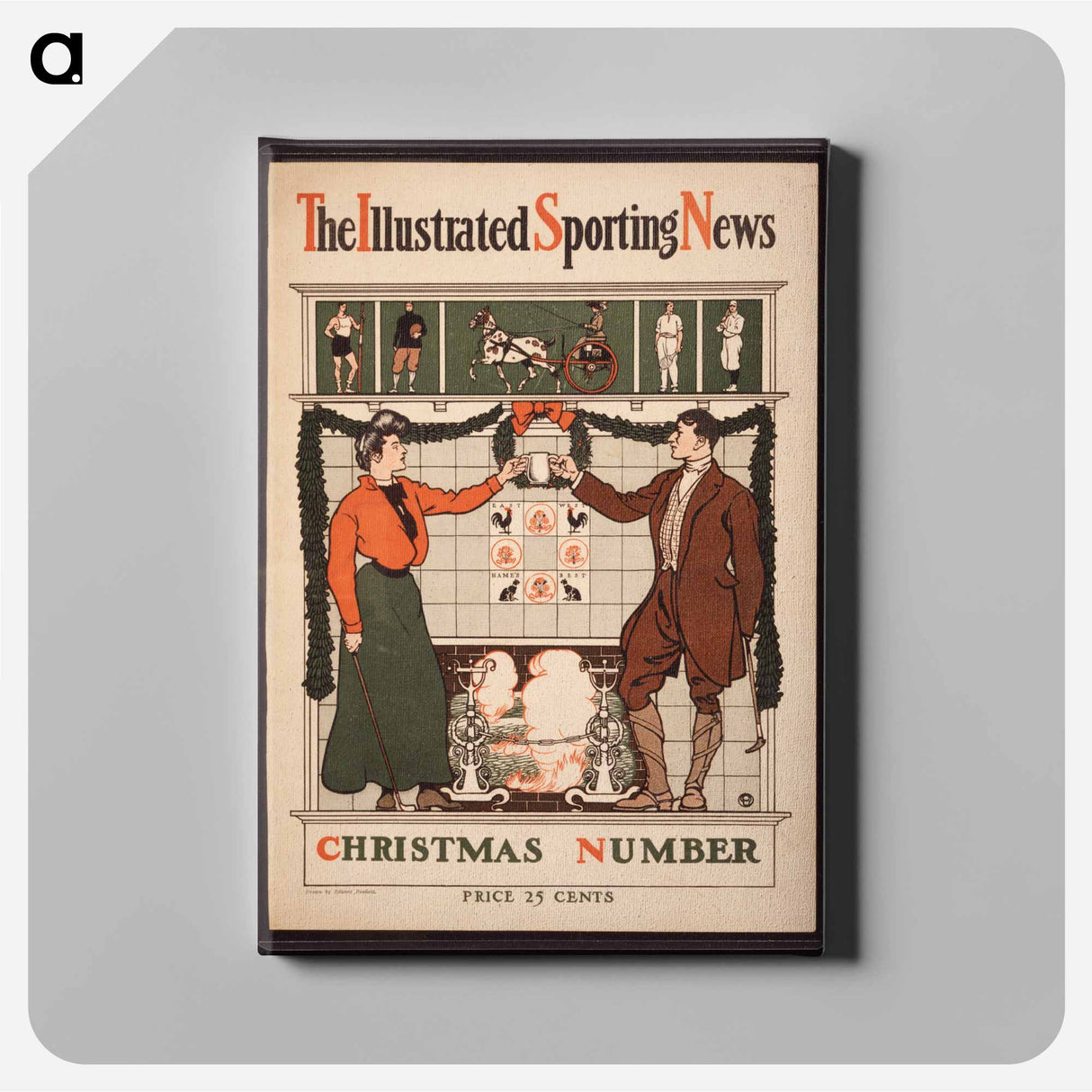 アートパネル-The Illustrated Sporting News - エドワード ペンフィールド Canvas.
