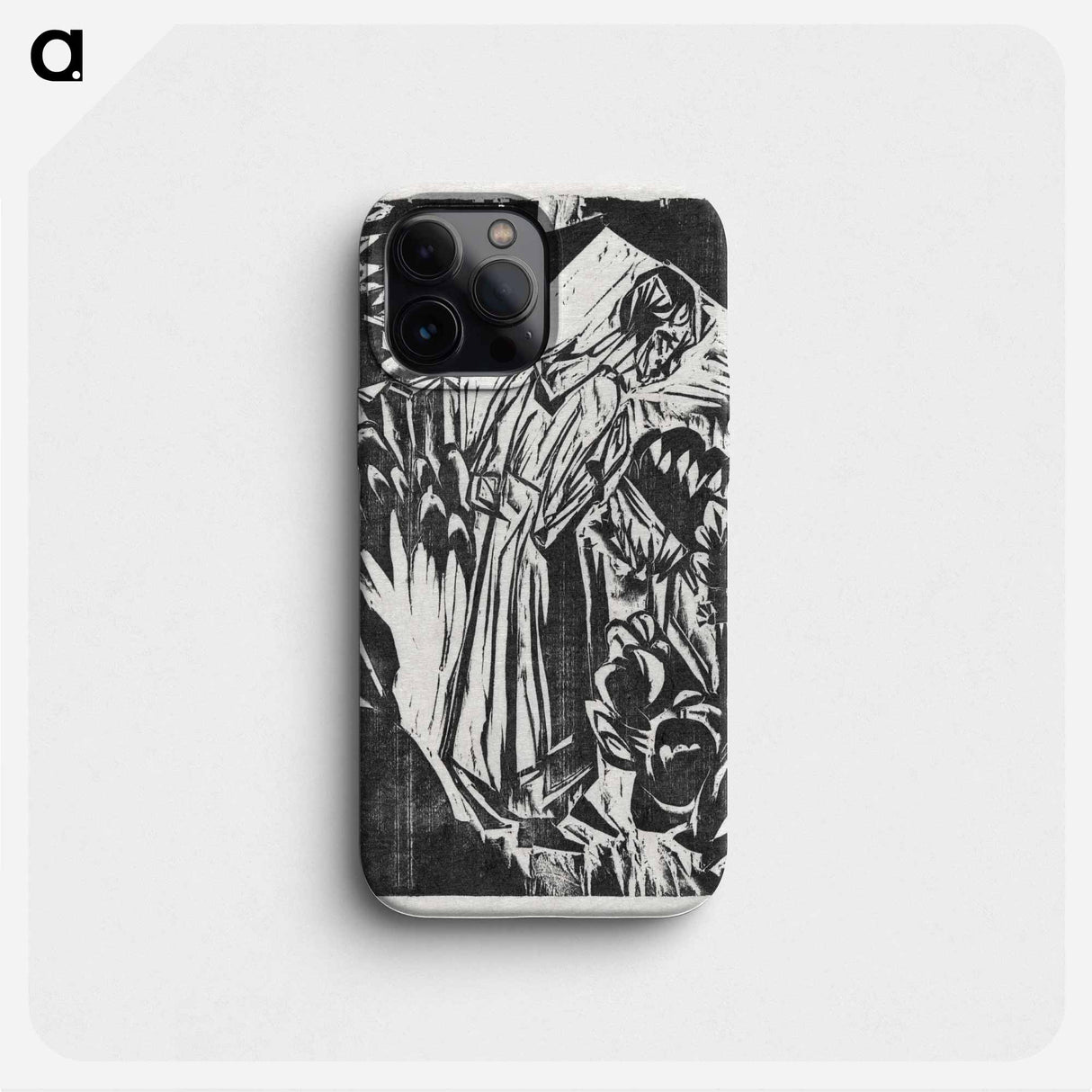 Woman in a Garden - Ernst Ludwig Kirchner Phone Case.