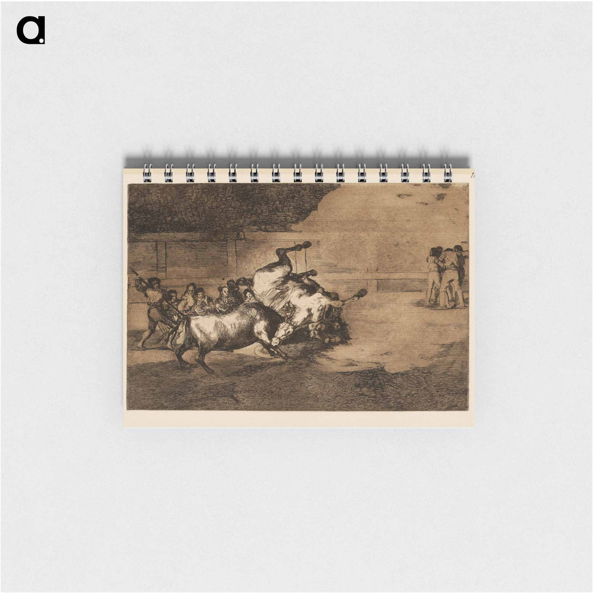 Villin härän onneton raivo - Francisco de Goya Memo.