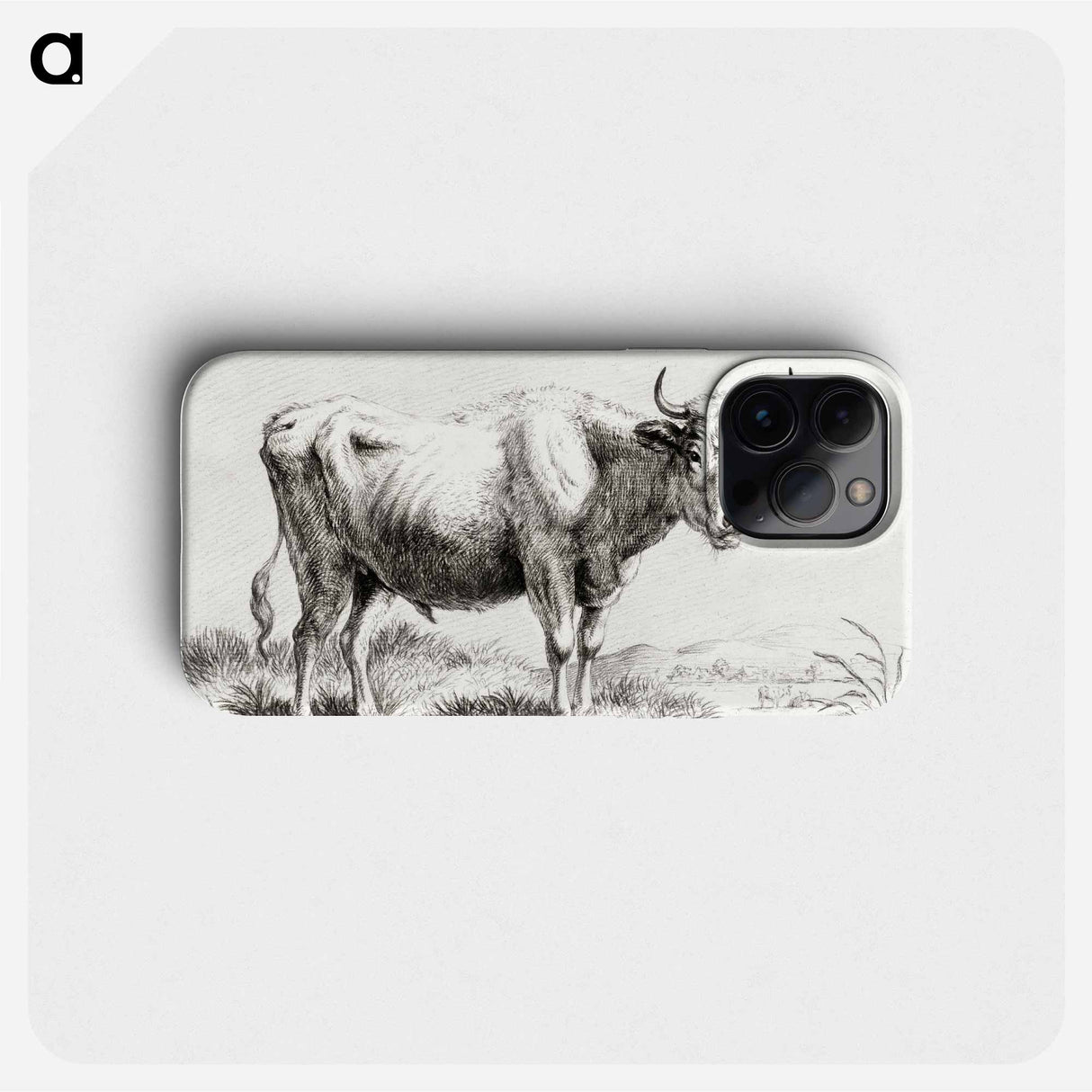 Standing cow - ジャン ベルナール Phone Case.
