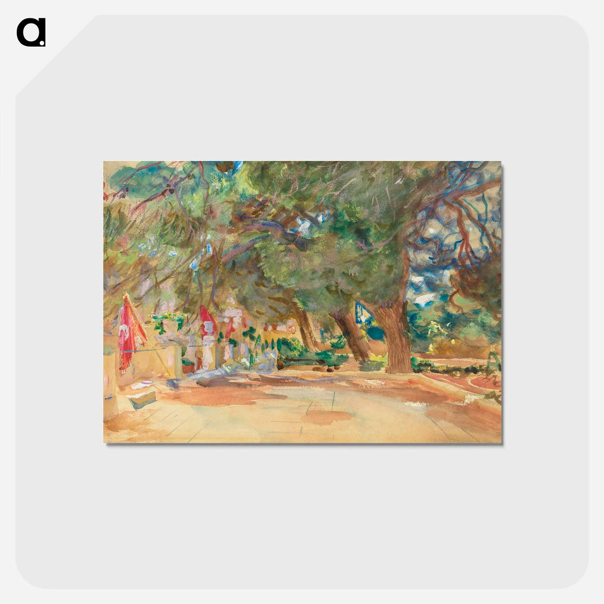 アートポストカード-A War Memorial - ジョン シンガー サージェント Postcard.